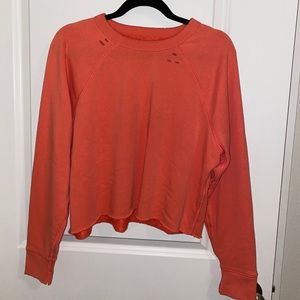 Cropped sweatshirt